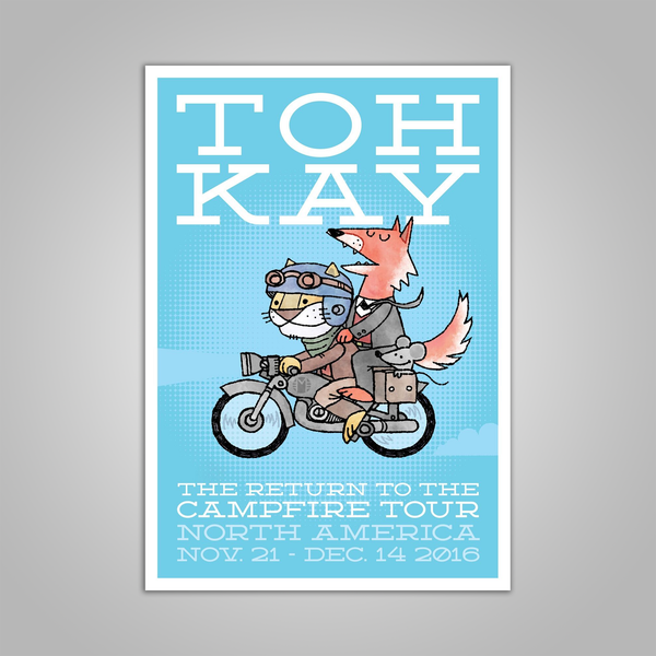 Toh Kay "The Return to the Campfire" Tour Poster