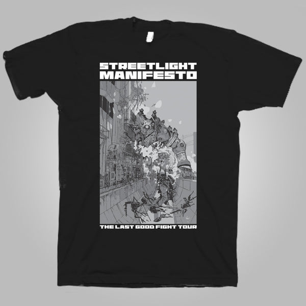 Streetlight Manifesto "Last Good Fight Tour - Leg Two" T-Shirt (Black) *Size S & M Only*
