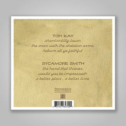 Toh Kay / Sycamore Smith "You By Me: Vol 2" CD