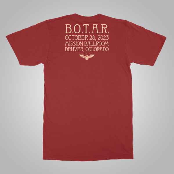 B.O.T.A.R. "Orchestra 2023 DENVER" T-Shirt (Red) *Size S Only*