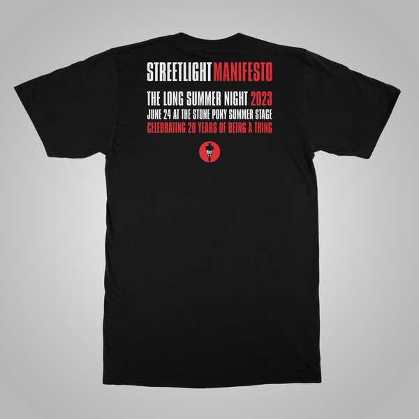 Streetlight Manifesto "The Long Summer Night" T-Shirt (Black)