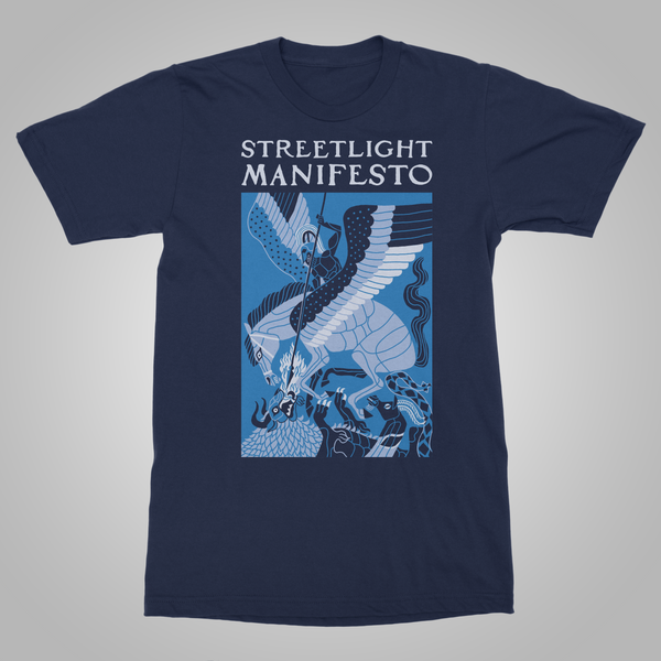 Streetlight Manifesto "Pegasus" T-Shirt (Navy)