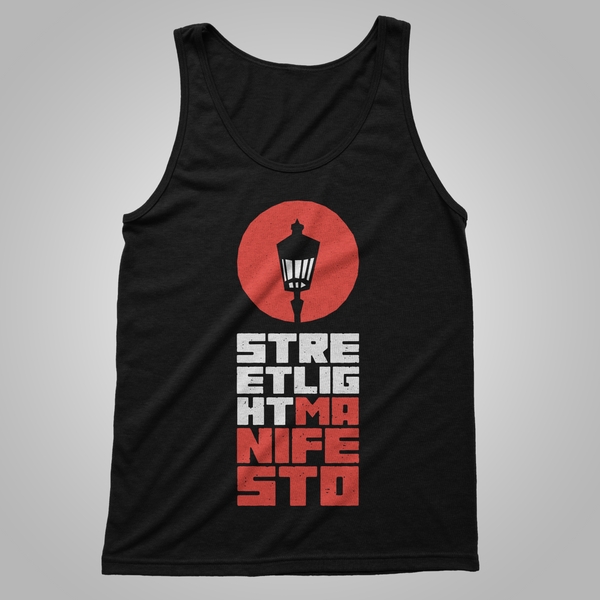 Streetlight Manifesto "Stacked Logo" Tank (Black)