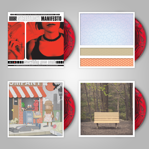 Streetlight Manifesto RIPPLE RED Vinyl Collection (4 Vinyl LPs)