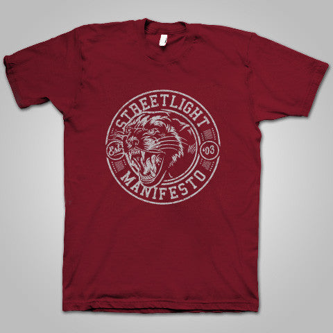 Streetlight Manifesto "Panther" T-Shirt (Red)