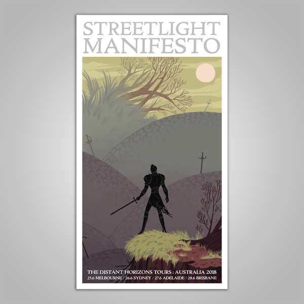 Streetlight Manifesto "Distant Horizons Tour" Poster (2018)