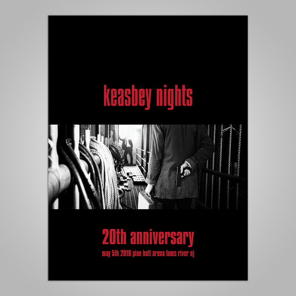 Streetlight Manifesto "Keasbey Nights Anniversary Tour TOMS RIVER" Offset Poster (2018)