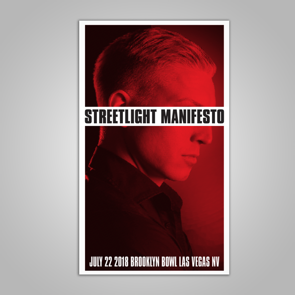 Streetlight Manifesto "Everything Goes Numb Tour LAS VEGAS" Screen Print Poster (2018)