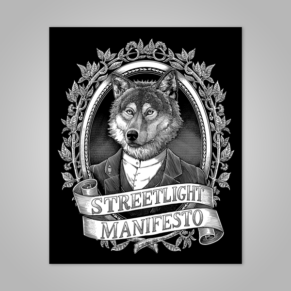 Streetlight Manifesto "Dapper Wolf" FLAG