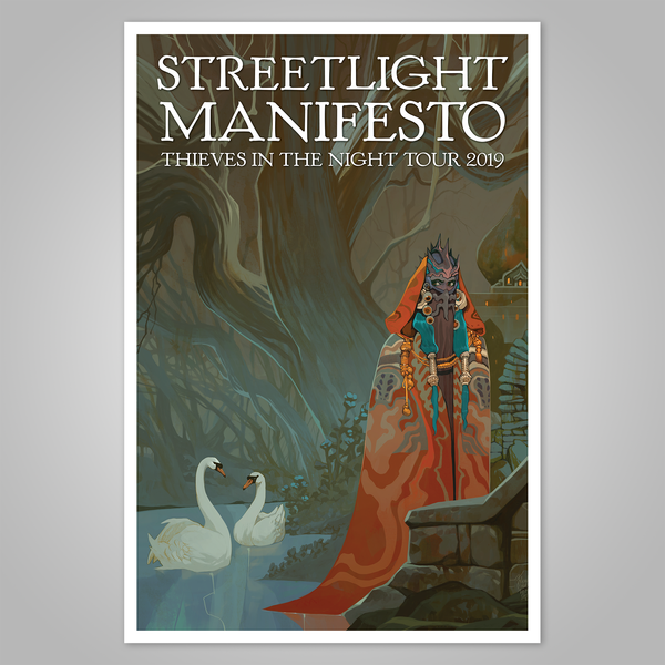 Streetlight Manifesto "Thieves in the Night Tour" Offset Poster (2019) SOLD OUT