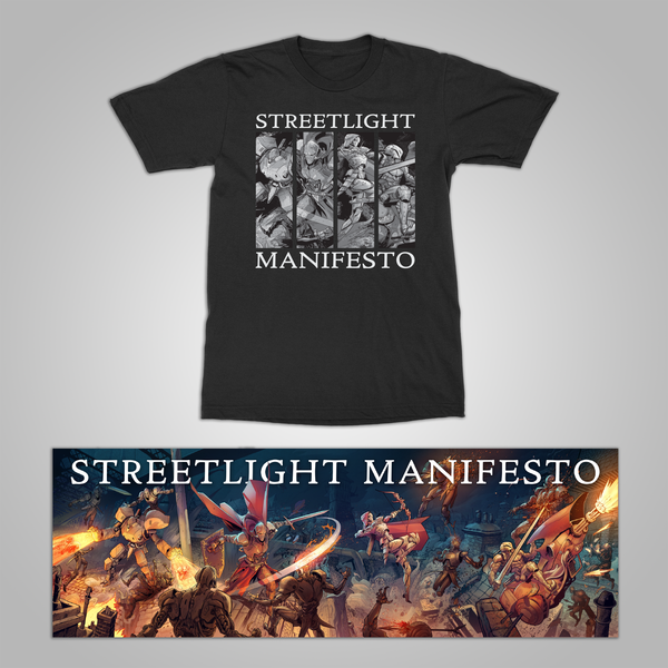 Streetlight Manifesto "Year With No End Tour" SHIRT and POSTER Bundle