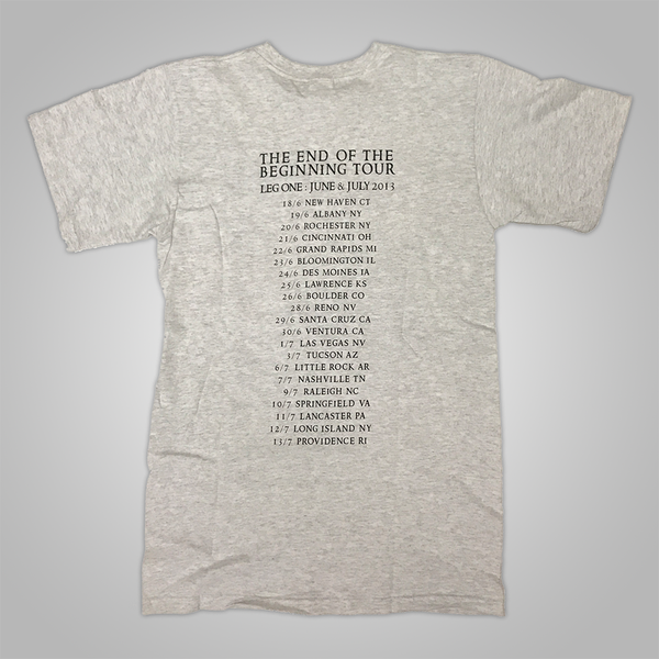 Streetlight Manifesto "End of the Beginning Tour-Leg One" T-Shirt (Heather Grey)