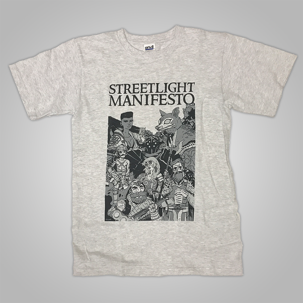 Streetlight Manifesto "End of the Beginning Tour-Leg One" T-Shirt (Heather Grey)