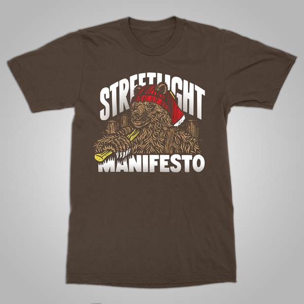 Streetlight Manifesto "Watts Lumberbear" T-Shirt *Size Small Only*