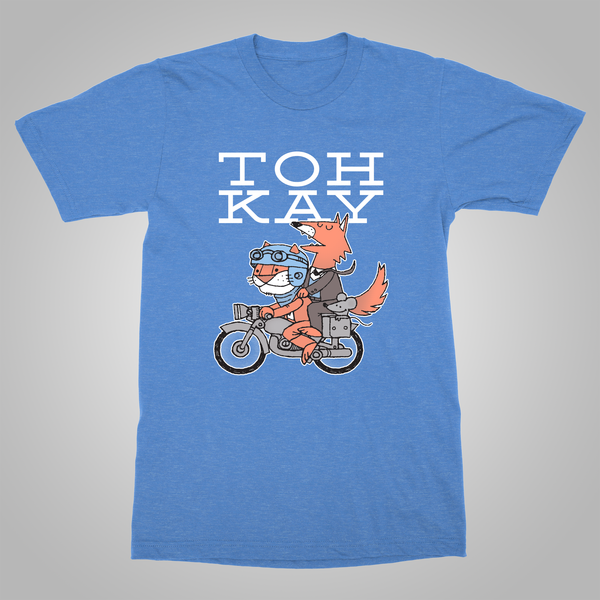 Toh Kay "The Return to the Campfire Tour" T-Shirt (Heather Blue)