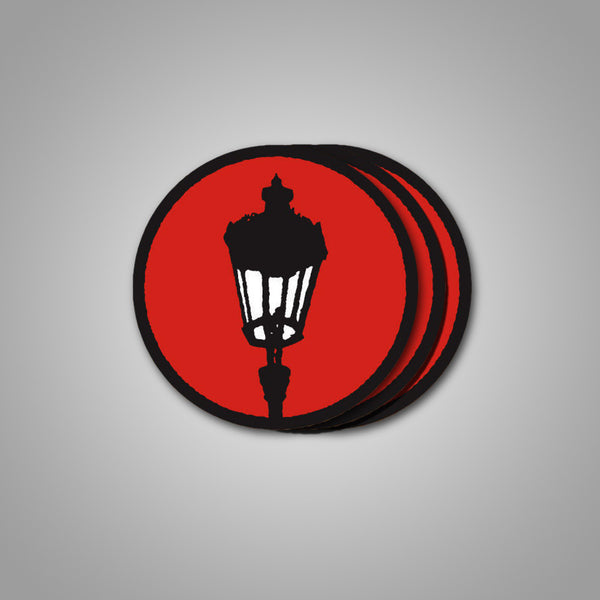 Streetlight Manifesto "Streetlamp" Sticker 3-Pack (Red)