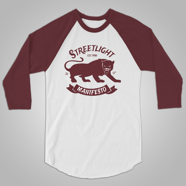 Streetlight Manifesto "Old School Panther Baseball" T-Shirt