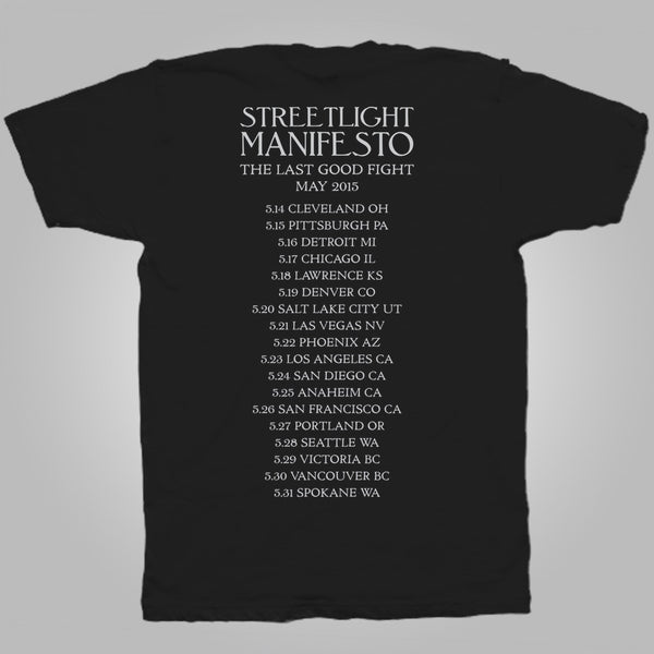 Streetlight Manifesto "Last Good Fight Tour - Leg One" T-Shirt (Size Small Only)