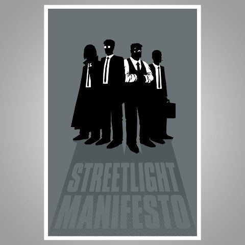 Streetlight Manifesto "Silhouette Gang" Screen Print Poster