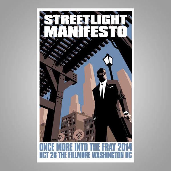 Streetlight Manifesto "Into The Fray Tour WASHINGTON DC" Screen Print Poster