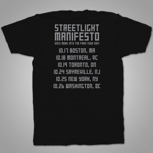 Streetlight Manifesto "Once More Into The Fray Tour" T-Shirt (Size Small Only)